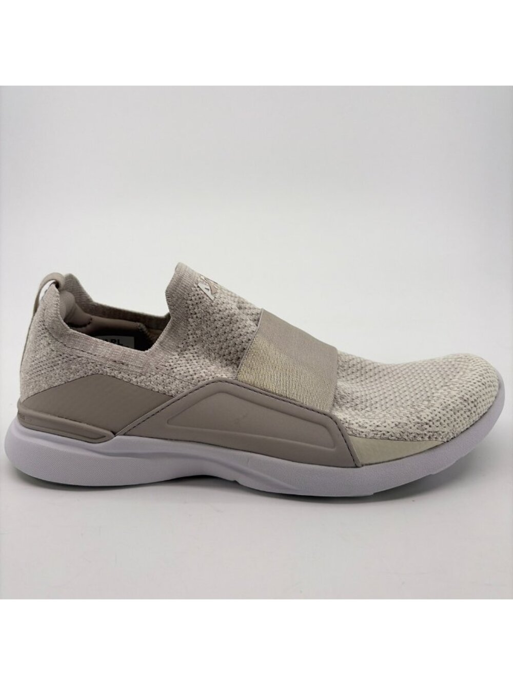 APL TechLoom Bliss Womens Size 9 White Gray Athletic Slip On Shoes Sneakers
